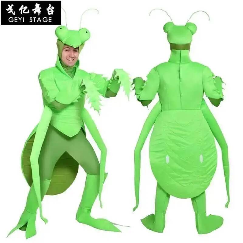 Queen Anime Cosplay - Adult Halloween Green Cricket Mantis Insect