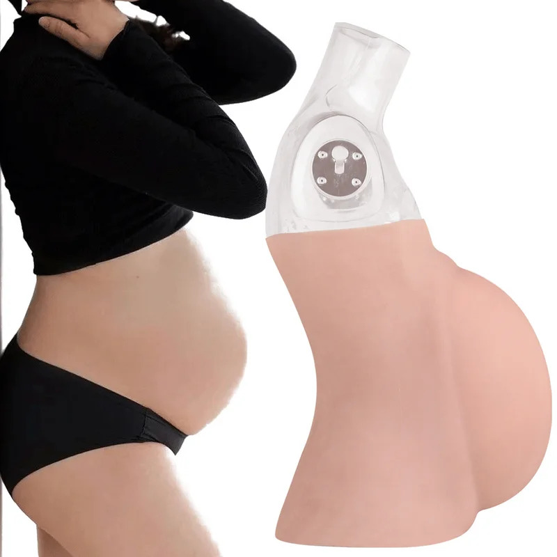 Anime Cosplay Pregnant - No Mudline Pregnant Belly False Pregnant