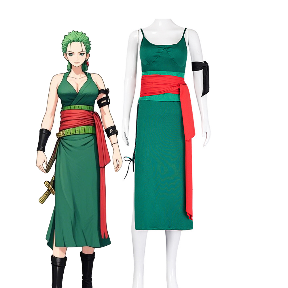 Anime Zoro Cosplay Female - Roronoa Zoro Sexual Women Cosplay Costume