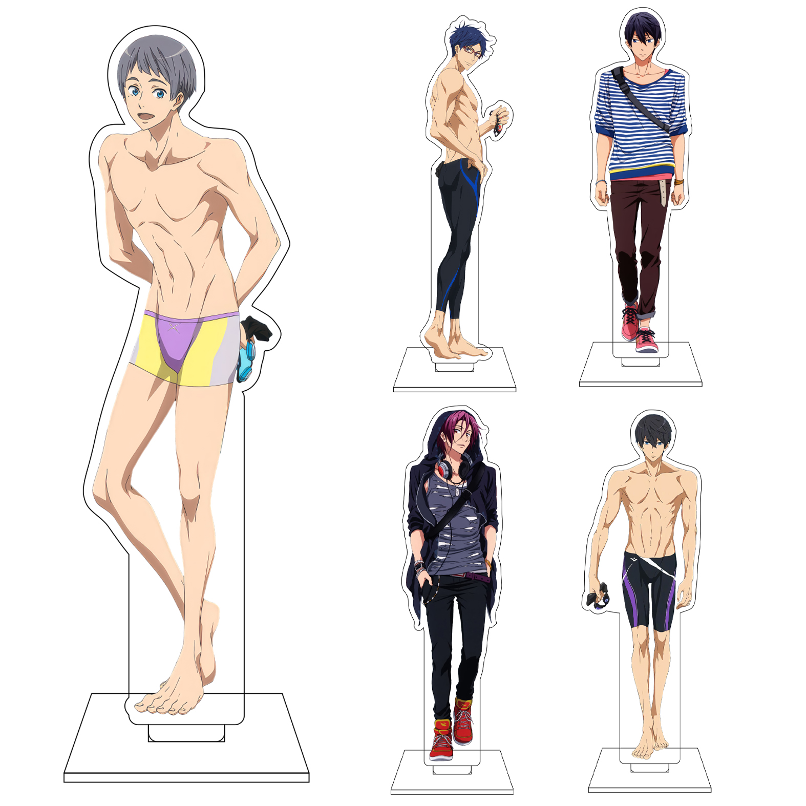 Anime Cosplay Rental - 16CM Anime Free! Cosplay Acrylic Stand