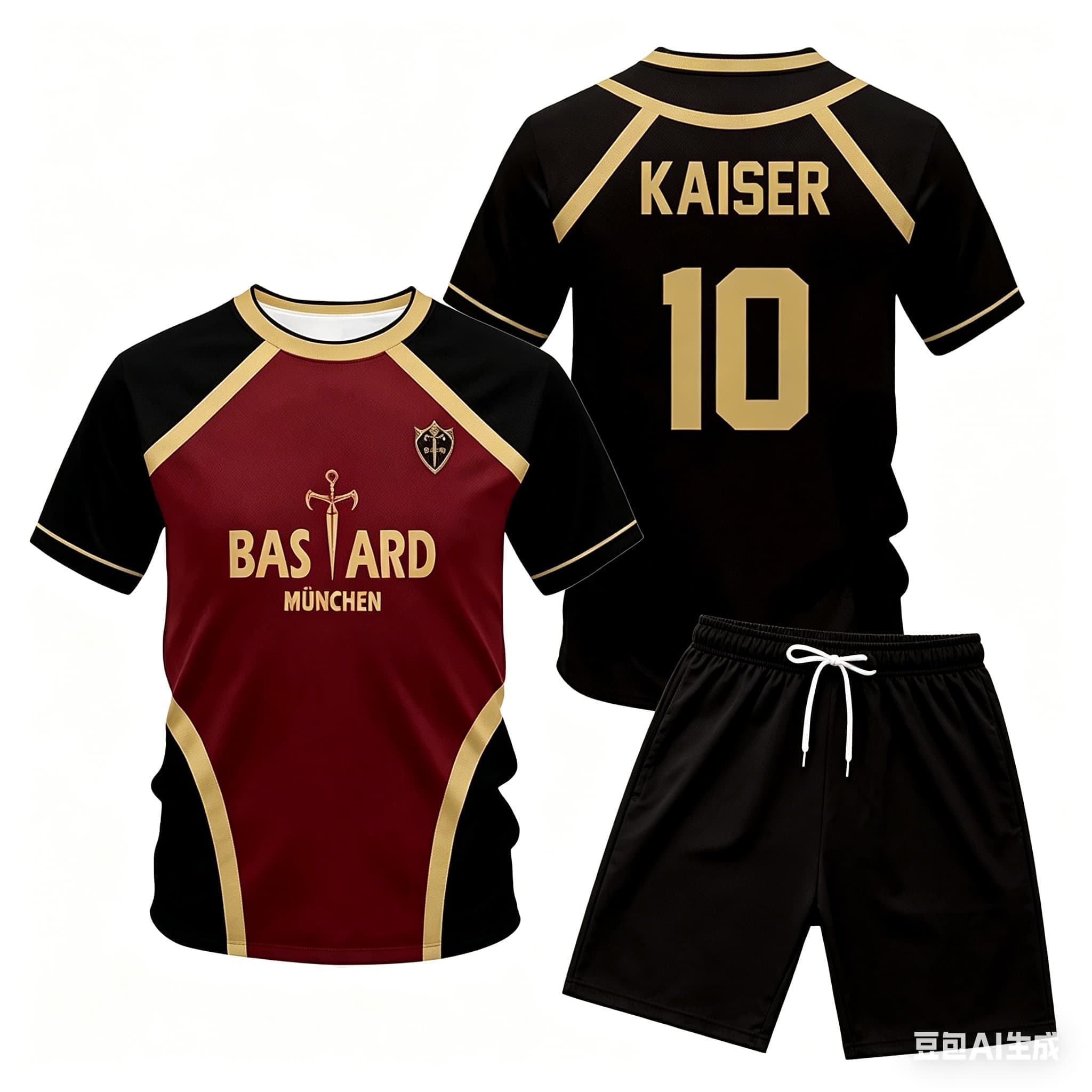 Anime Cosplay Anime - Anime Kaiser Jersey Set Japanese Anime