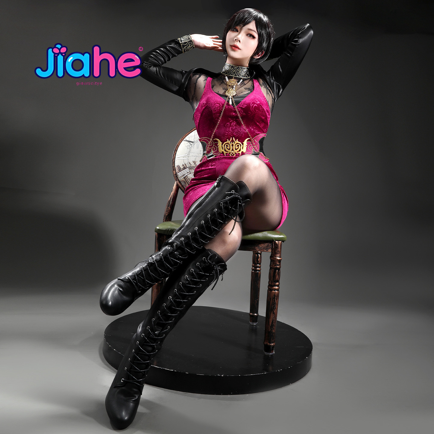 Anime Cosplay Dress For Men - Ada Wong 30th anniversary Resident Evil