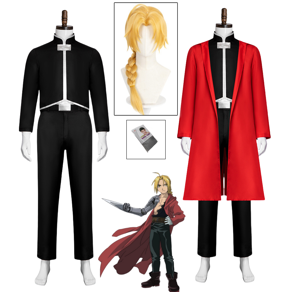 Fullmetal Alchemist Coat - Anime Cos Fullmetal Alchemist Edward Elric