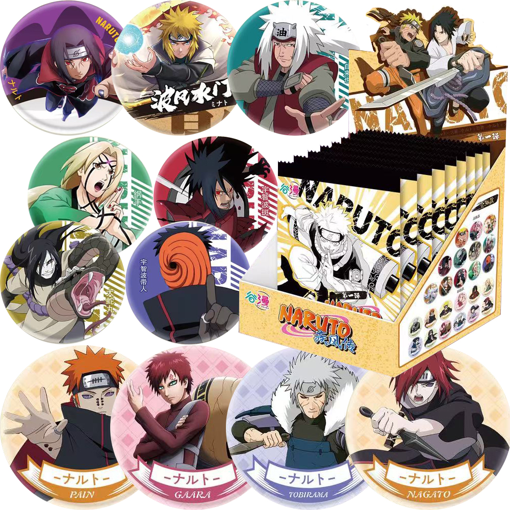 Anime Cosplay Naruto - Wholesale Anime Naruto Round Badges Accessories