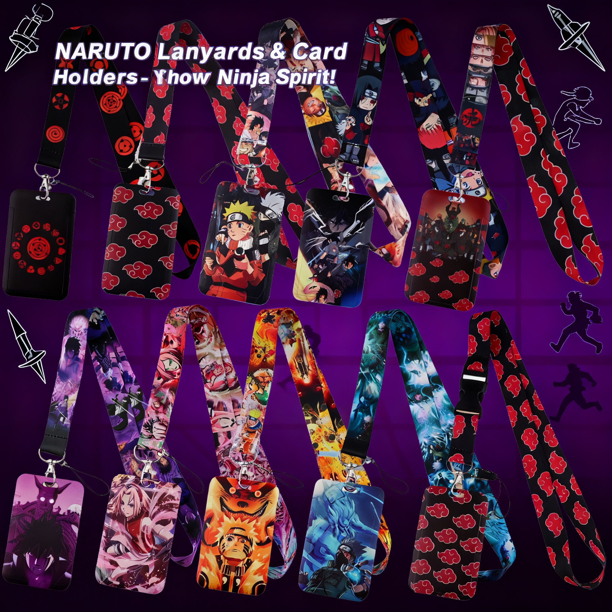 Anime Cosplay Naruto - Japanese Anime Red Clouds Business Credit