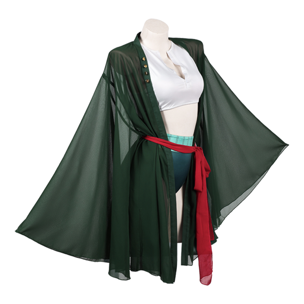 Roronoa Cosplay Zoro Female Co - Anime Zoro Cosplay Female avaliação e preço
