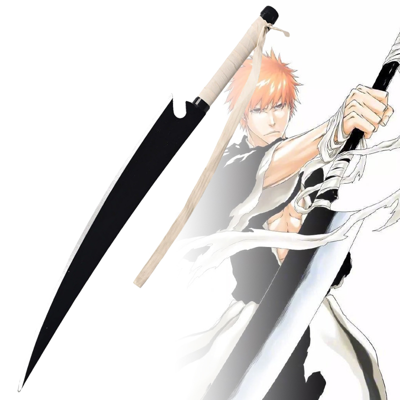 Kurosaki Ichigo Katana Anime B - Anime Cosplay Katana avaliação e preço