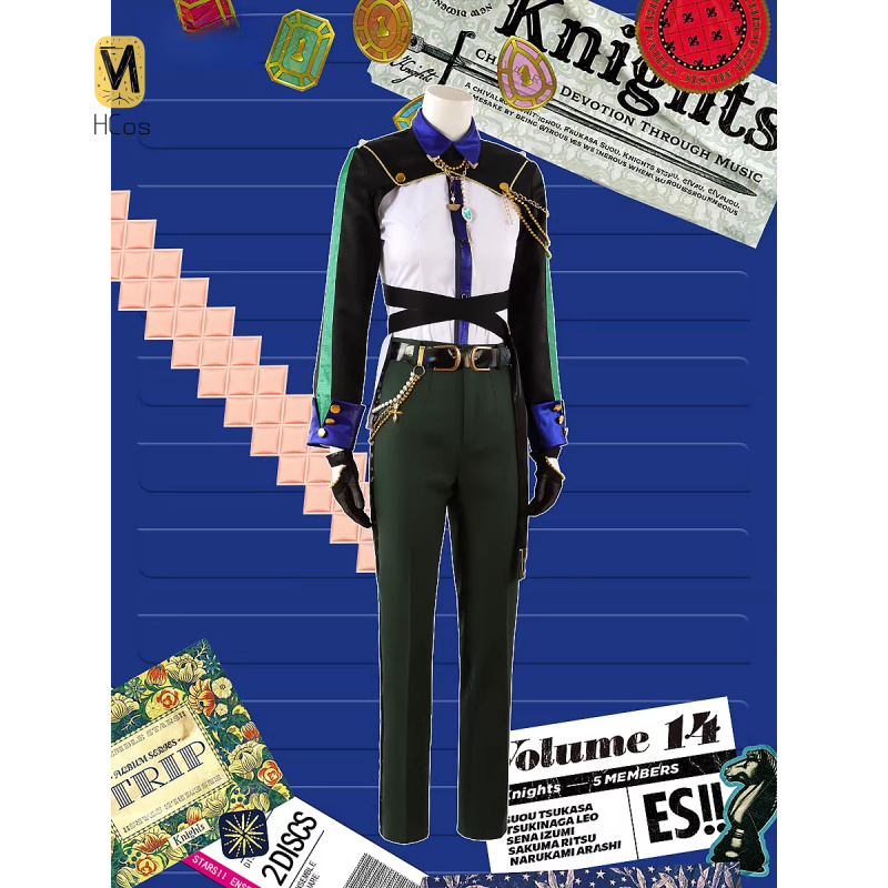 HCos Ensemble Stars knights tr - Anime Cosplay Dress For Men avaliação e preço