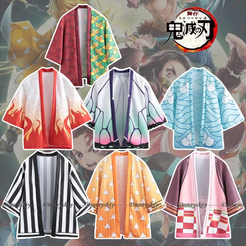 Anime Cosplay Costume Cloak Ki - Demon Slayer Haori avaliação e preço
