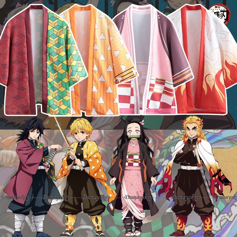 Anime Cosplay Costume Cloak Ki - Demon Slayer Haori avaliação e preço