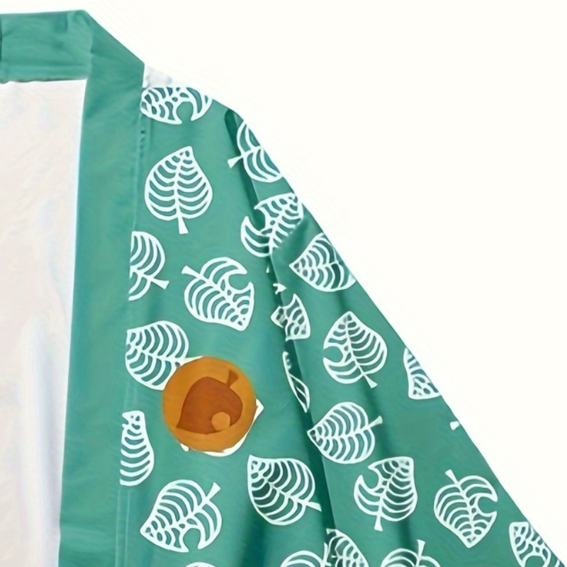 Women's Leaf Print Pink Sweet  - Demon Slayer Haori avaliação e preço