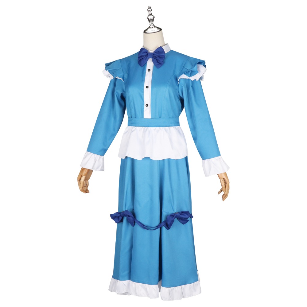 Poppy Red Hair Cosplay Costume - Anime Cosplay Blue Hair avaliação e preço