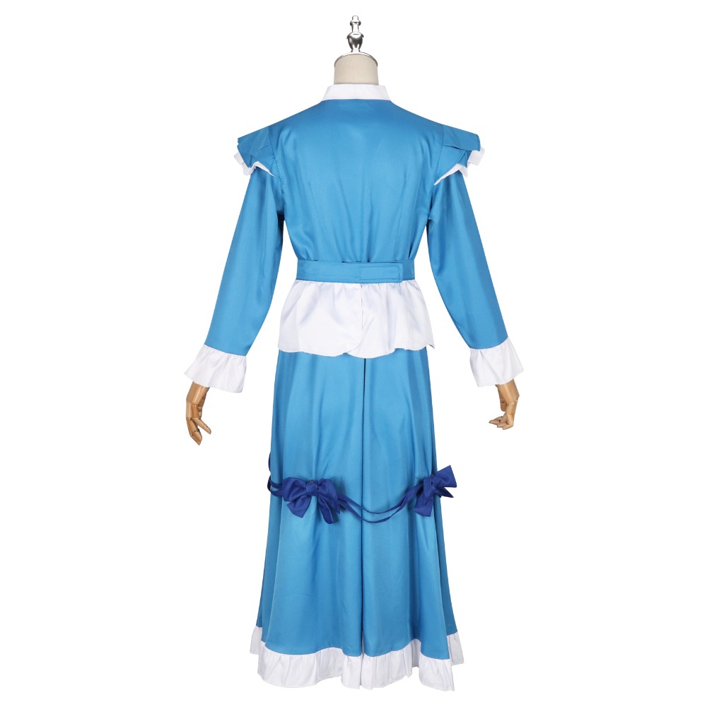 Poppy Red Hair Cosplay Costume - Anime Cosplay Blue Hair avaliação e preço