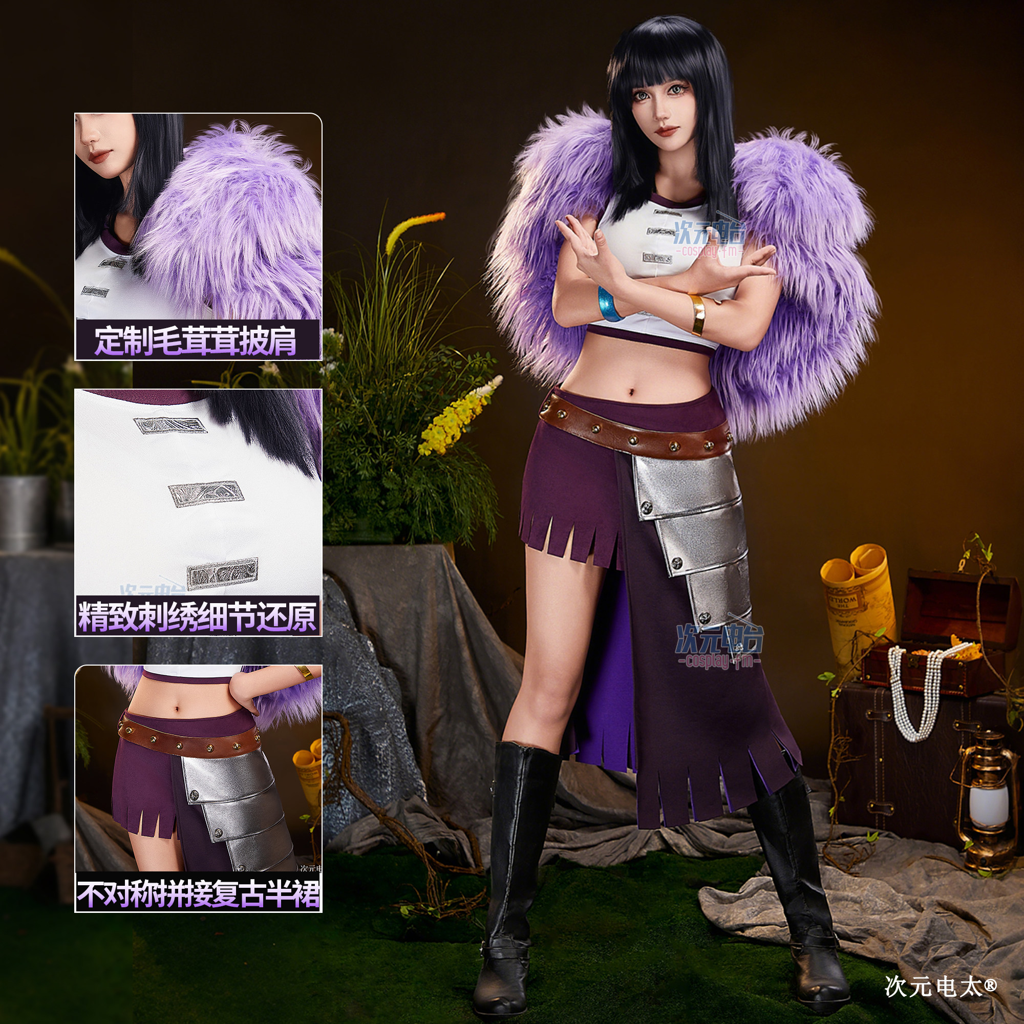 Anime Nico Robin Cosplay Costu - Cosplay Anime Shoes avaliação e preço