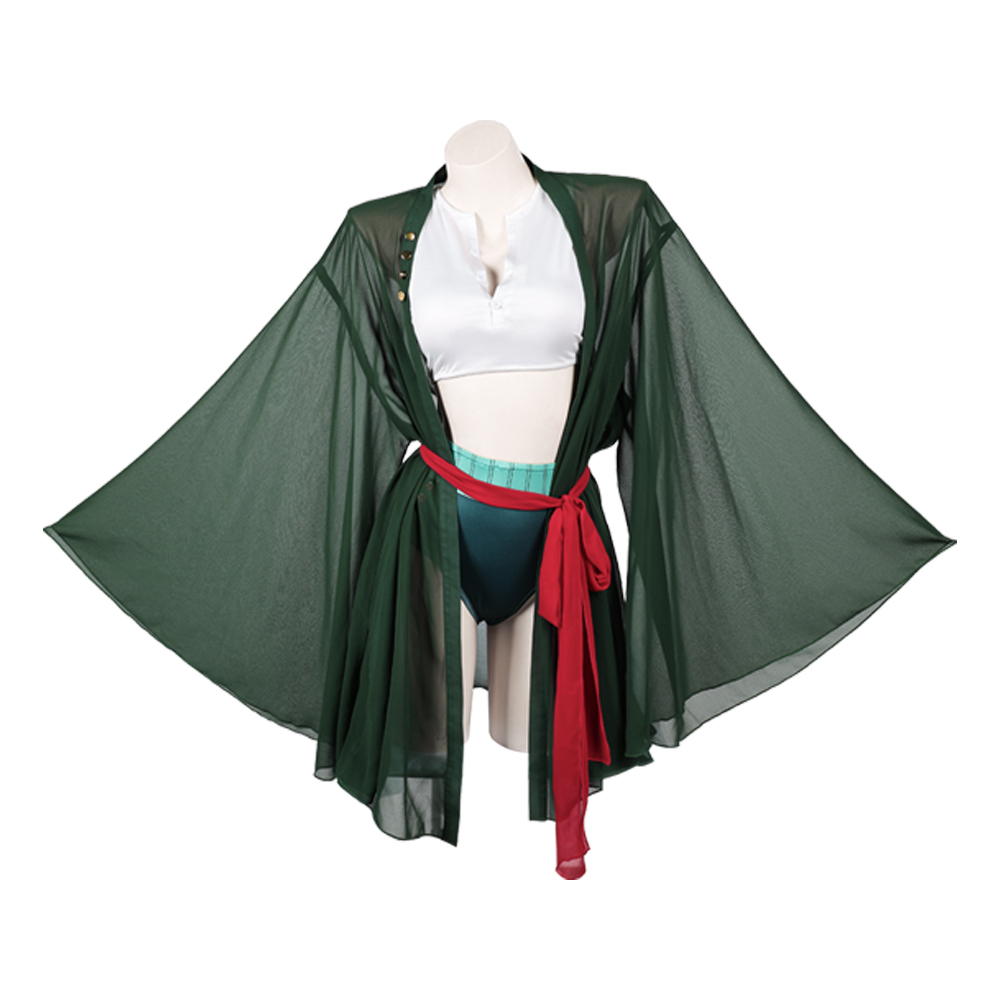Fantasia Pirate Lady Roronoa O - Anime Zoro Cosplay Female avaliação e preço