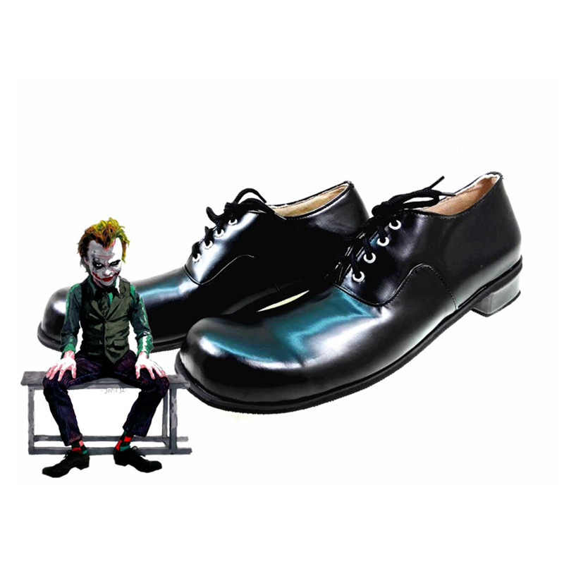 34cm Leather Anime Clown Shoes - Anime Cosplay For Black Guys avaliação e preço