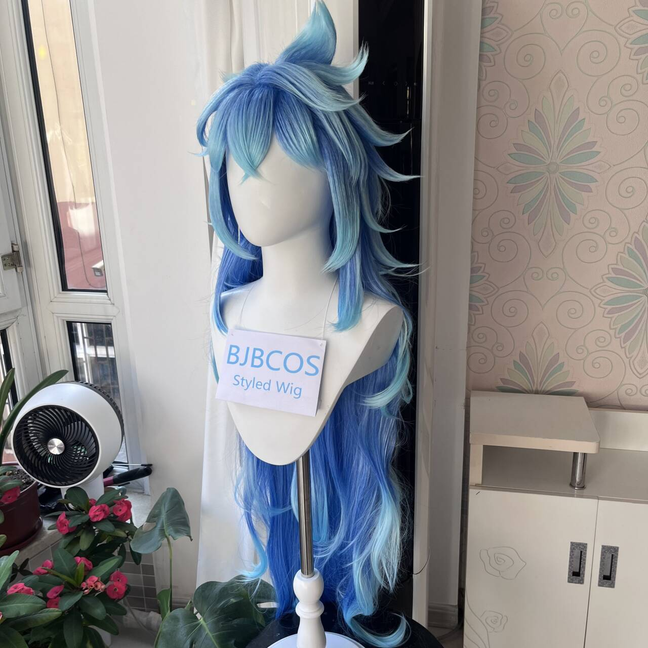 [Styled Wig]Anime Game Twisted - Anime Cosplay Blue Hair avaliação e preço