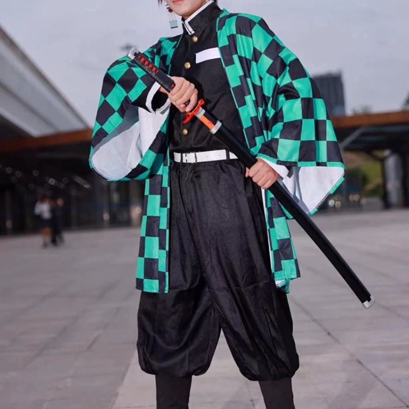 Anime Demon Slayer Tanjirou Ka - Anime Cosplay Kid avaliação e preço