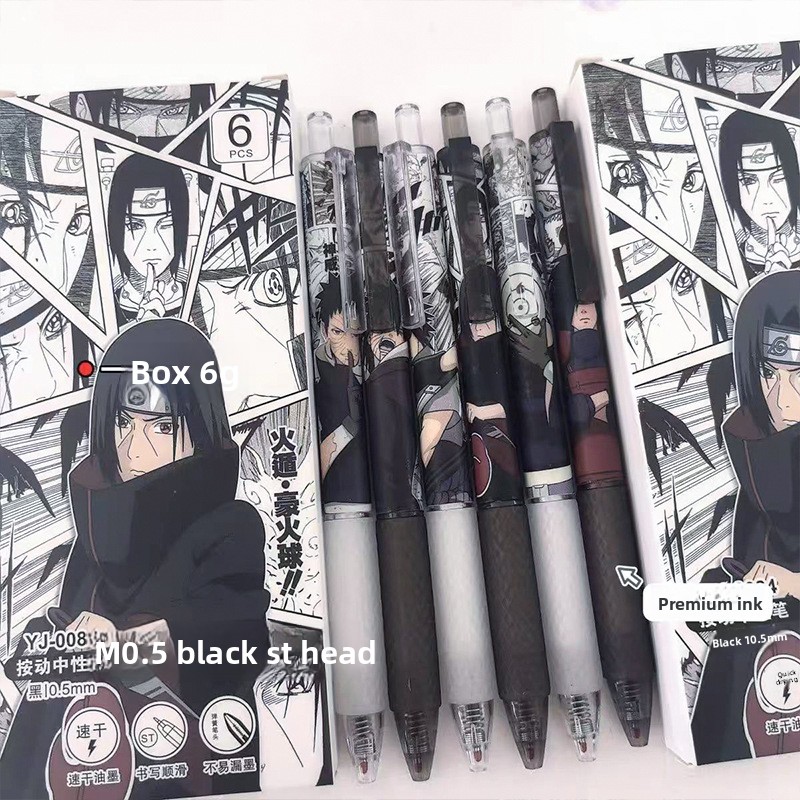 Anime Naruto Gel Pen Cute Cart - Anime Cosplay Naruto avaliação e preço