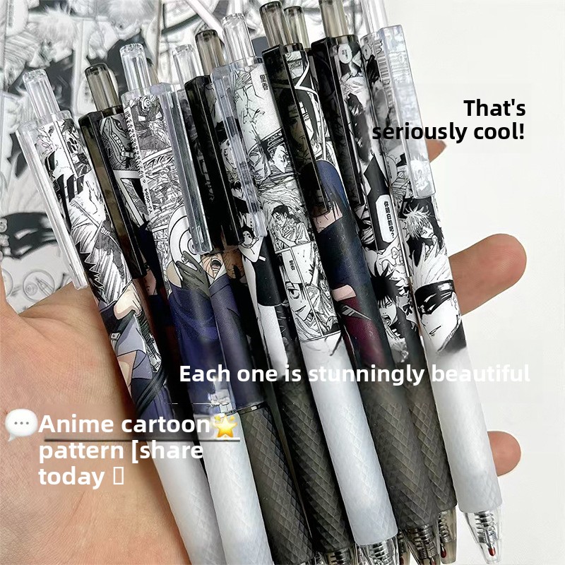 Anime Naruto Gel Pen Cute Cart - Anime Cosplay Naruto avaliação e preço