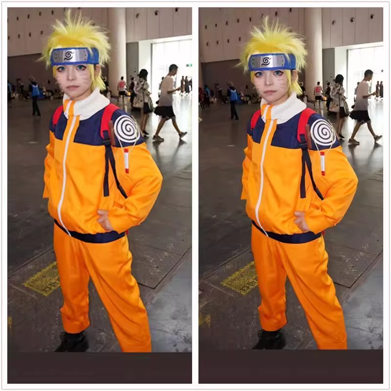 Uzumaki Cosplay Costume Orange - Anime Cosplay Naruto avaliação e preço