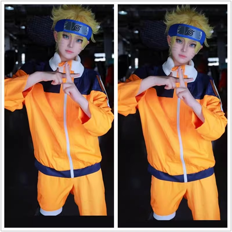 Uzumaki Cosplay Costume Orange - Anime Cosplay Naruto avaliação e preço