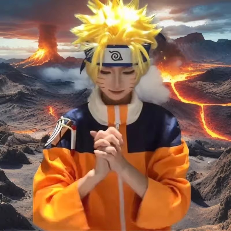 Uzumaki Cosplay Costume Orange - Anime Cosplay Naruto avaliação e preço