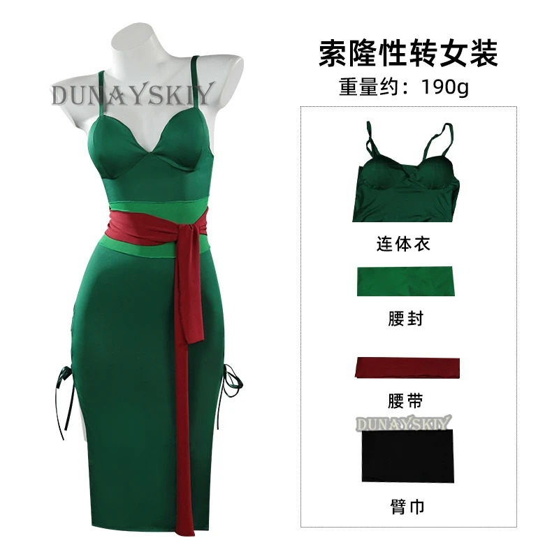 Anime Roronoa Zoro Cosplay Cos - Anime Zoro Cosplay Female avaliação e preço