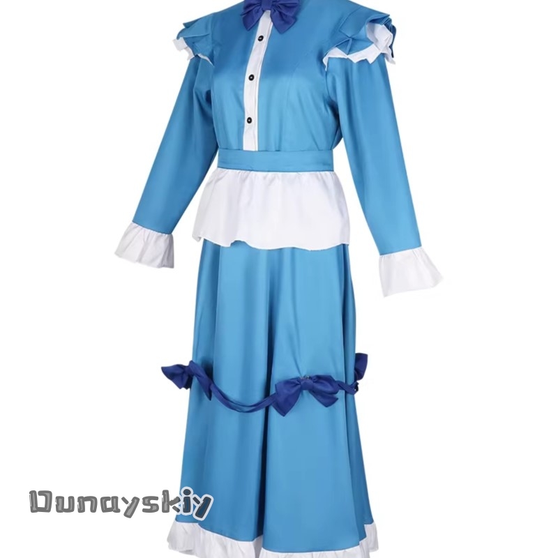 Hemera*/Poppy Game Cosplay Cos - Anime Cosplay Blue Hair avaliação e preço