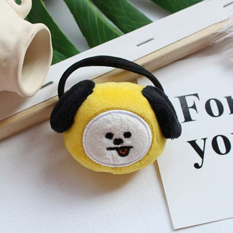 Kawaii BT21 Plush Hair Rope An - Anime Cosplay Images avaliação e preço
