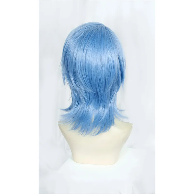 Kingdom Hearts III Aqua Cospla - Anime Cosplay Blue Hair avaliação e preço
