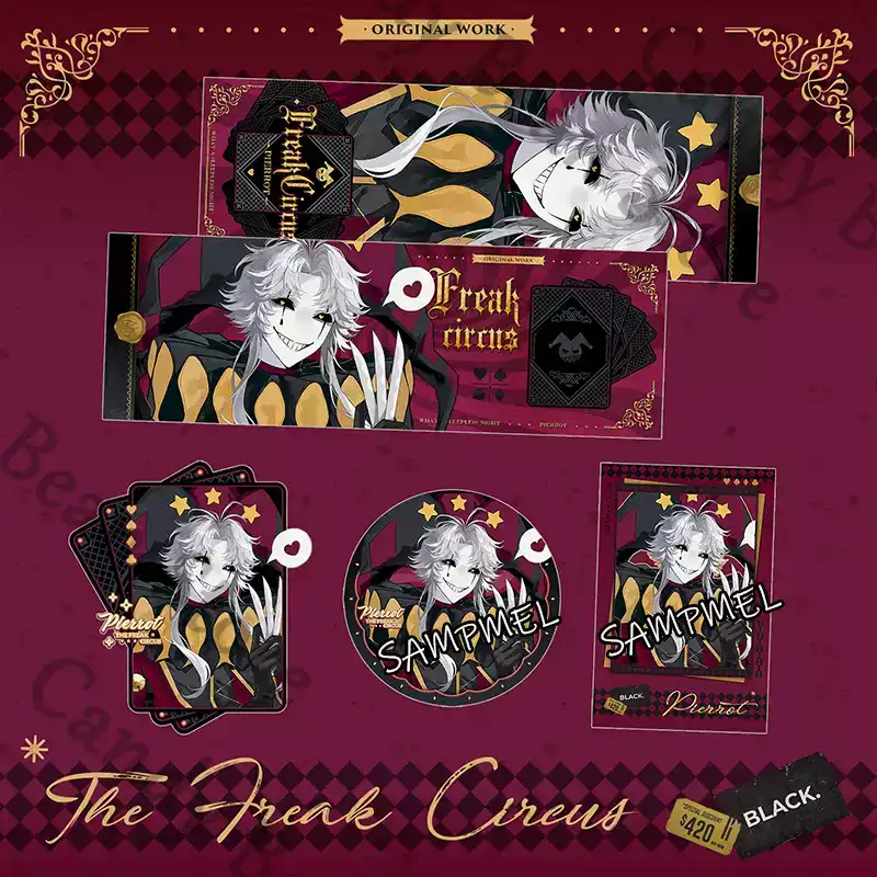 Anime ‌The Freak Circus Pierro - Anime Cosplay Images avaliação e preço