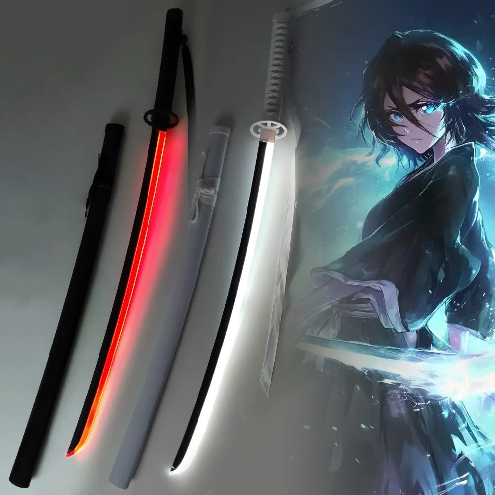 40inch Glow Bleach Katana Led  - Anime Cosplay Katana avaliação e preço