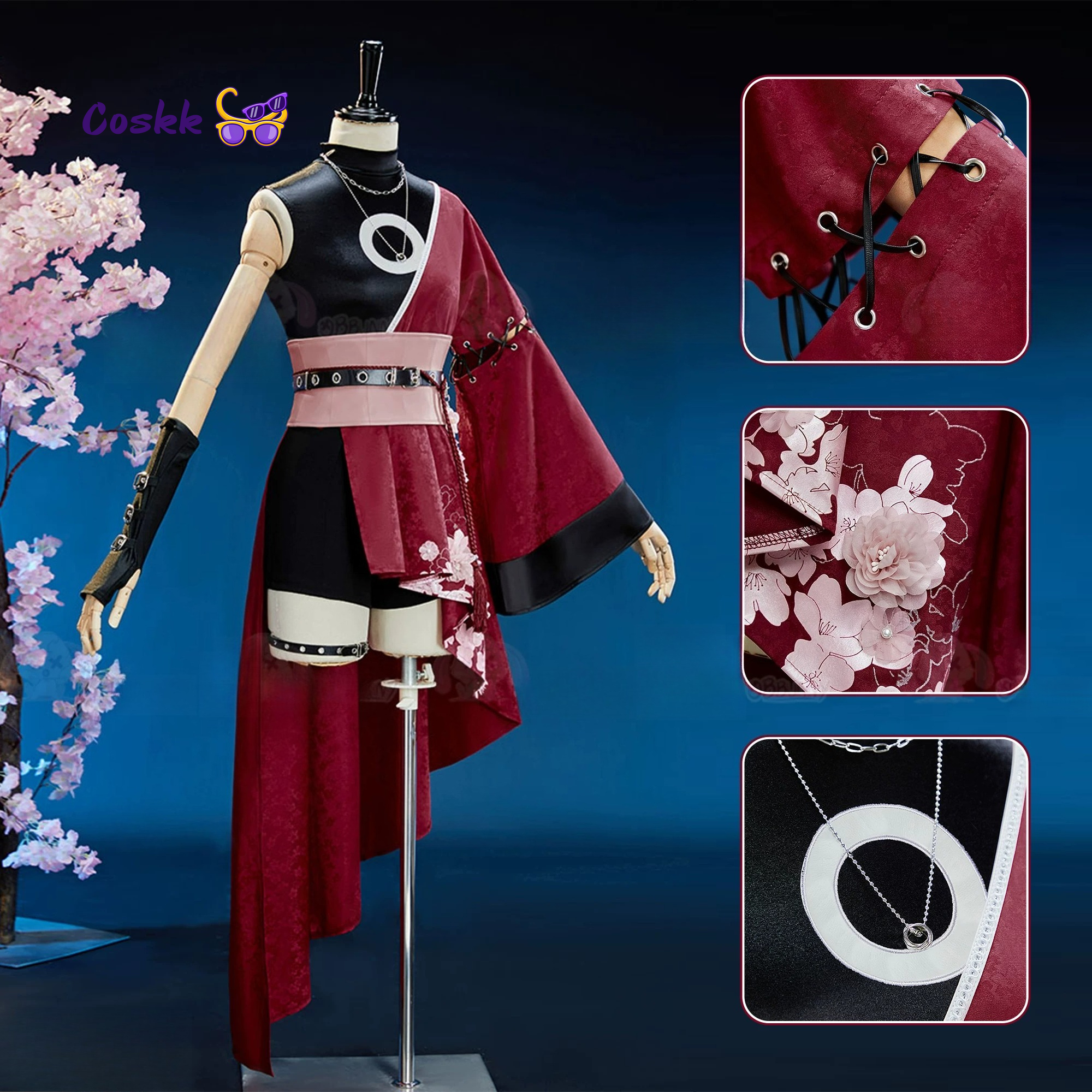 Newly Haruno Cos Sakura Cospla - Anime Cosplay Maid avaliação e preço