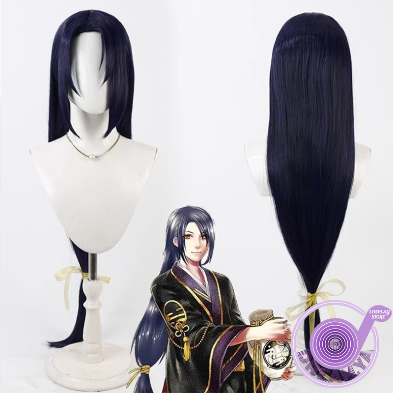 Jiroutachi Cosplay Wig Touken  - Anime Cosplay Blue Hair avaliação e preço