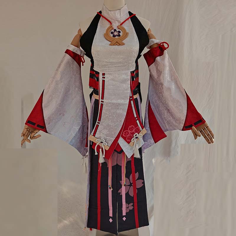 Yae Miko Full Set Guuji Yae Co - Cosplay Anime Yae Miko avaliação e preço