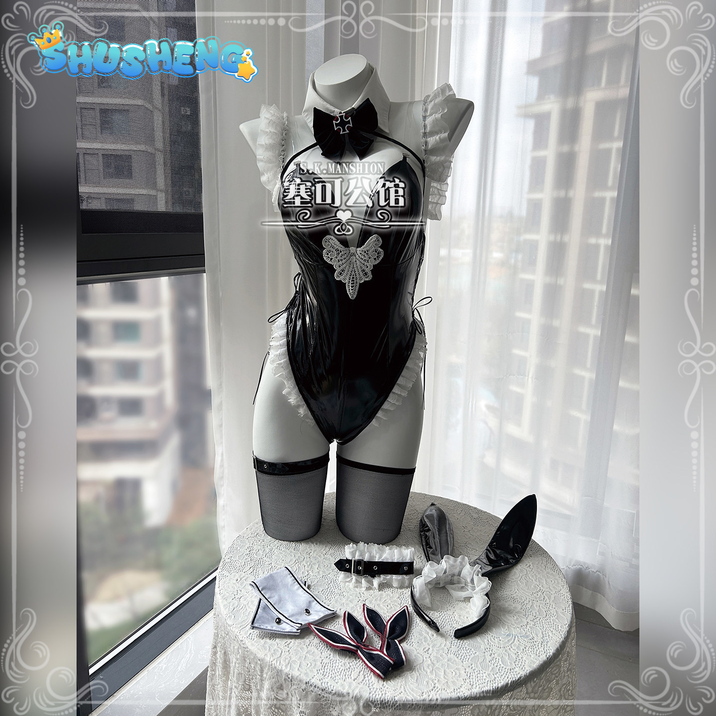 Prinz Eugen Azur Lane KMS Prin - Cosplay Anime Bunny Girl avaliação e preço