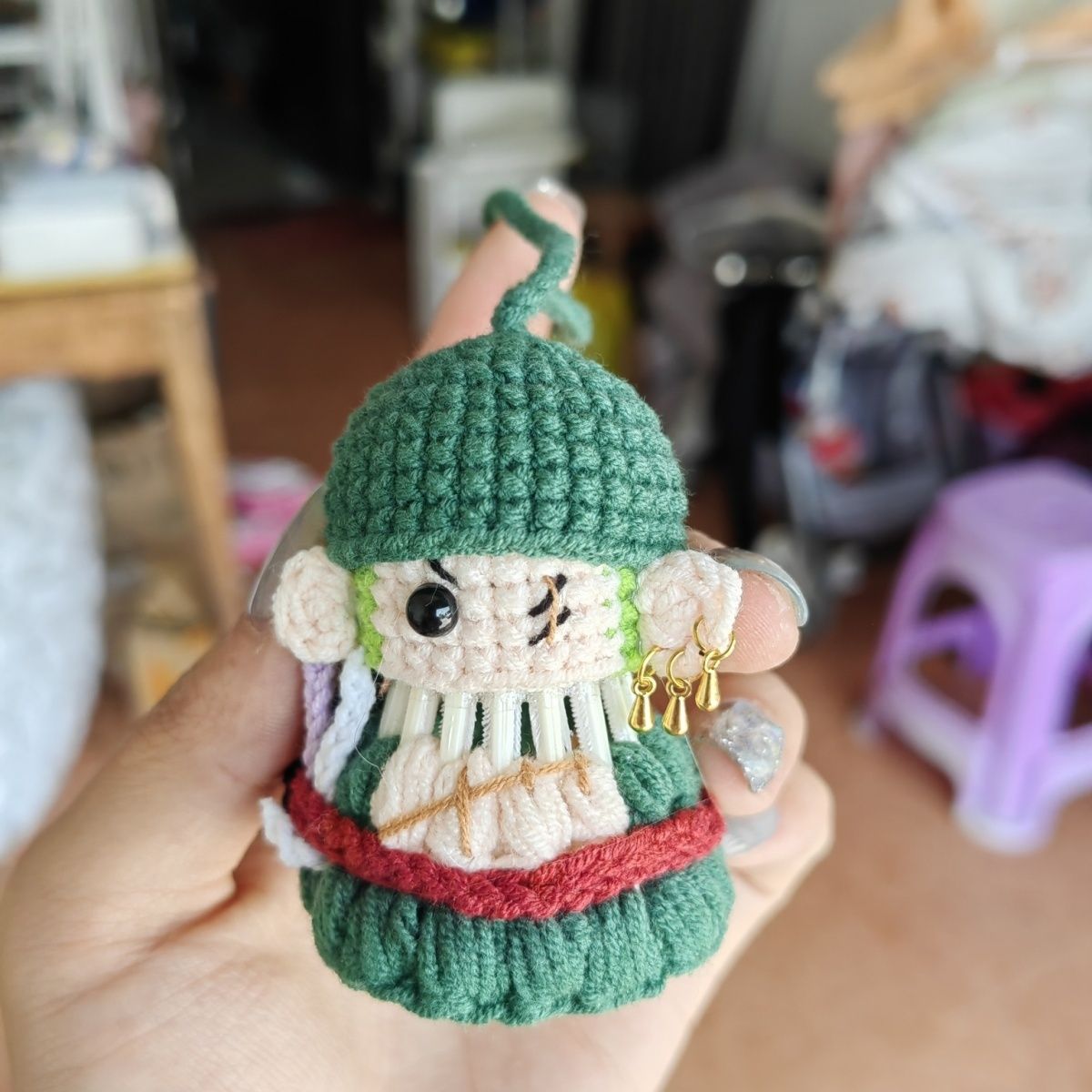 One Piece Roronoa Zoro Cartoon - Anime Zoro Cosplay Female avaliação e preço