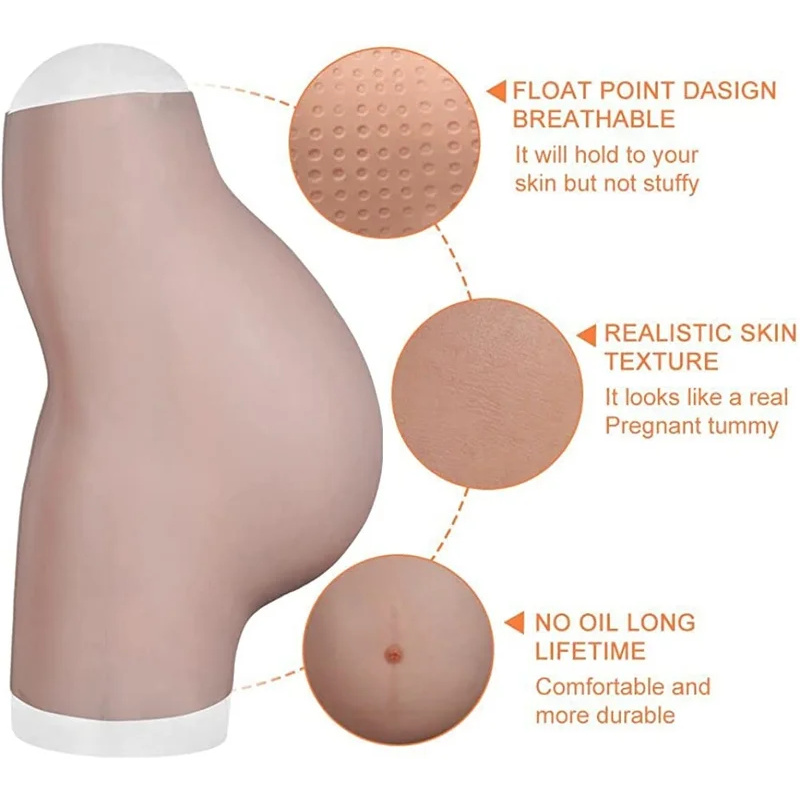 No Mudline Pregnant Belly Fals - Anime Cosplay Pregnant avaliação e preço