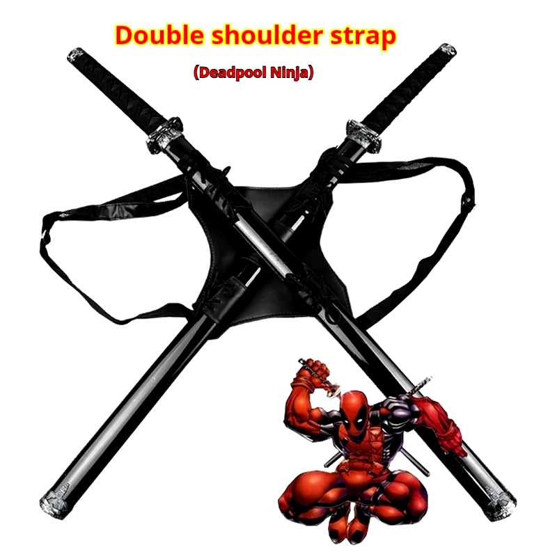 New 61cm Deadpool Cos Sets Kat - Anime Cosplay Katana avaliação e preço