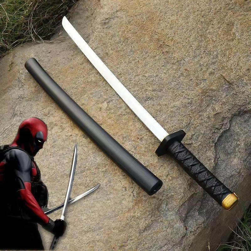 New 61cm Deadpool Cos Sets Kat - Anime Cosplay Katana avaliação e preço