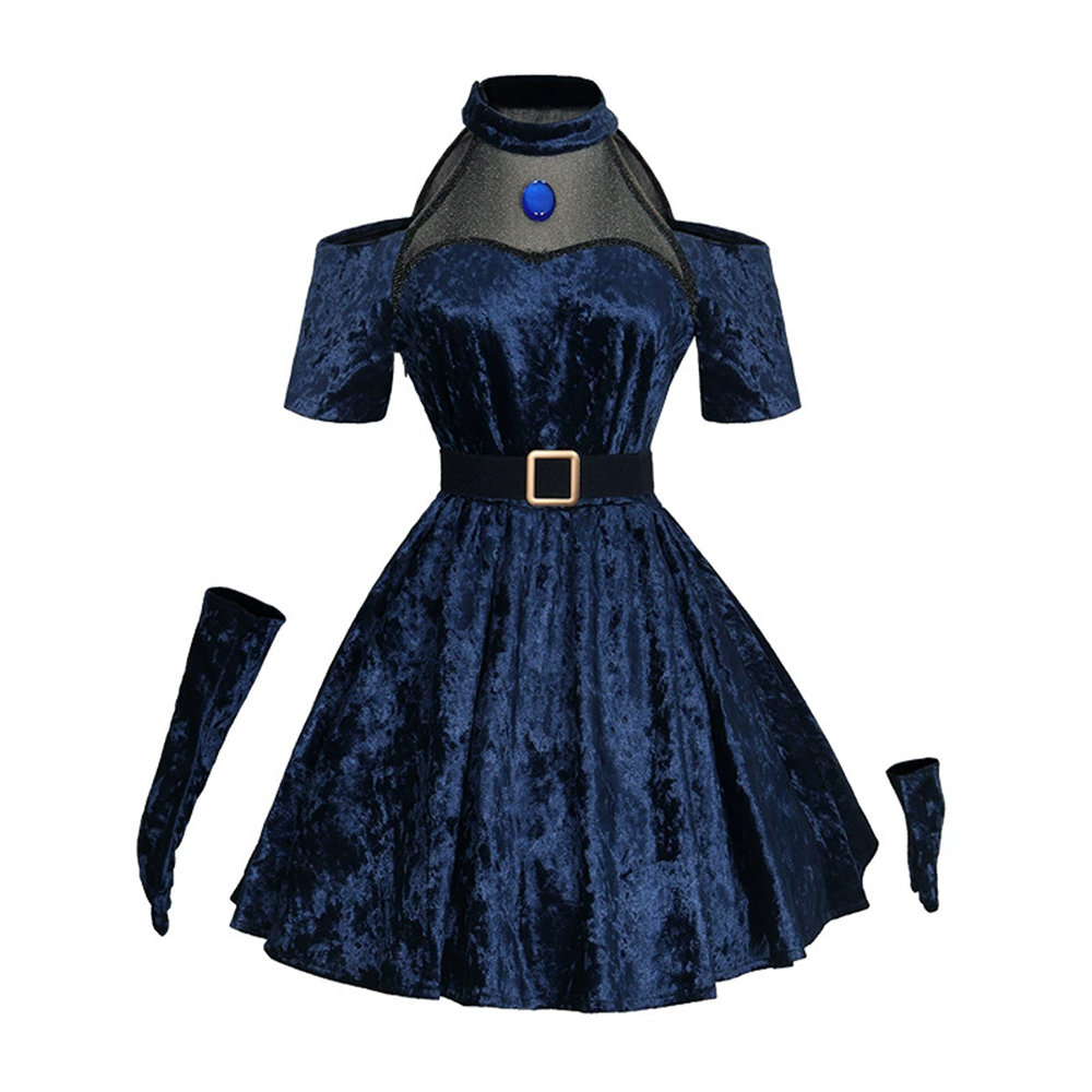 Mizi Cosplay Anime Alien Stage - Anime Cosplay Blue Hair avaliação e preço