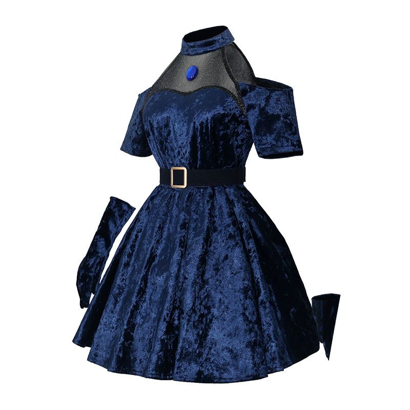 Mizi Cosplay Anime Alien Stage - Anime Cosplay Blue Hair avaliação e preço