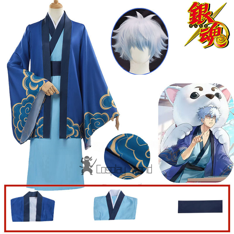 2025 Sakata Gintoki Cosplay An - Anime Cosplay Dress For Men avaliação e preço
