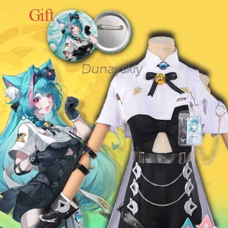 Fantasias NTE Mint Neverness T - Cosplay Anime Shoes avaliação e preço