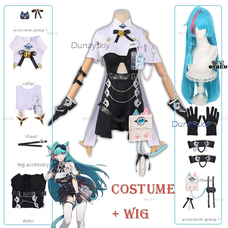 Fantasias NTE Mint Neverness T - Cosplay Anime Shoes avaliação e preço