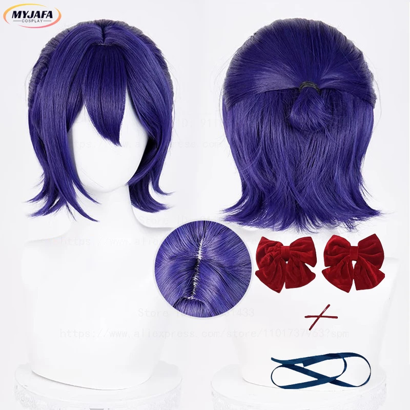 DY20High Quality Tiny Mita Cos - Anime Cosplay Blue Hair avaliação e preço