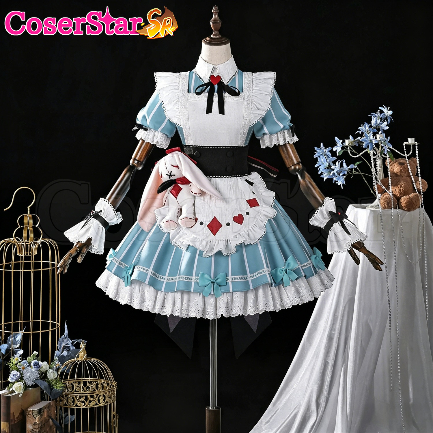 CoserStar-SR GenshinImpact Ali - Anime Cosplay Maid avaliação e preço