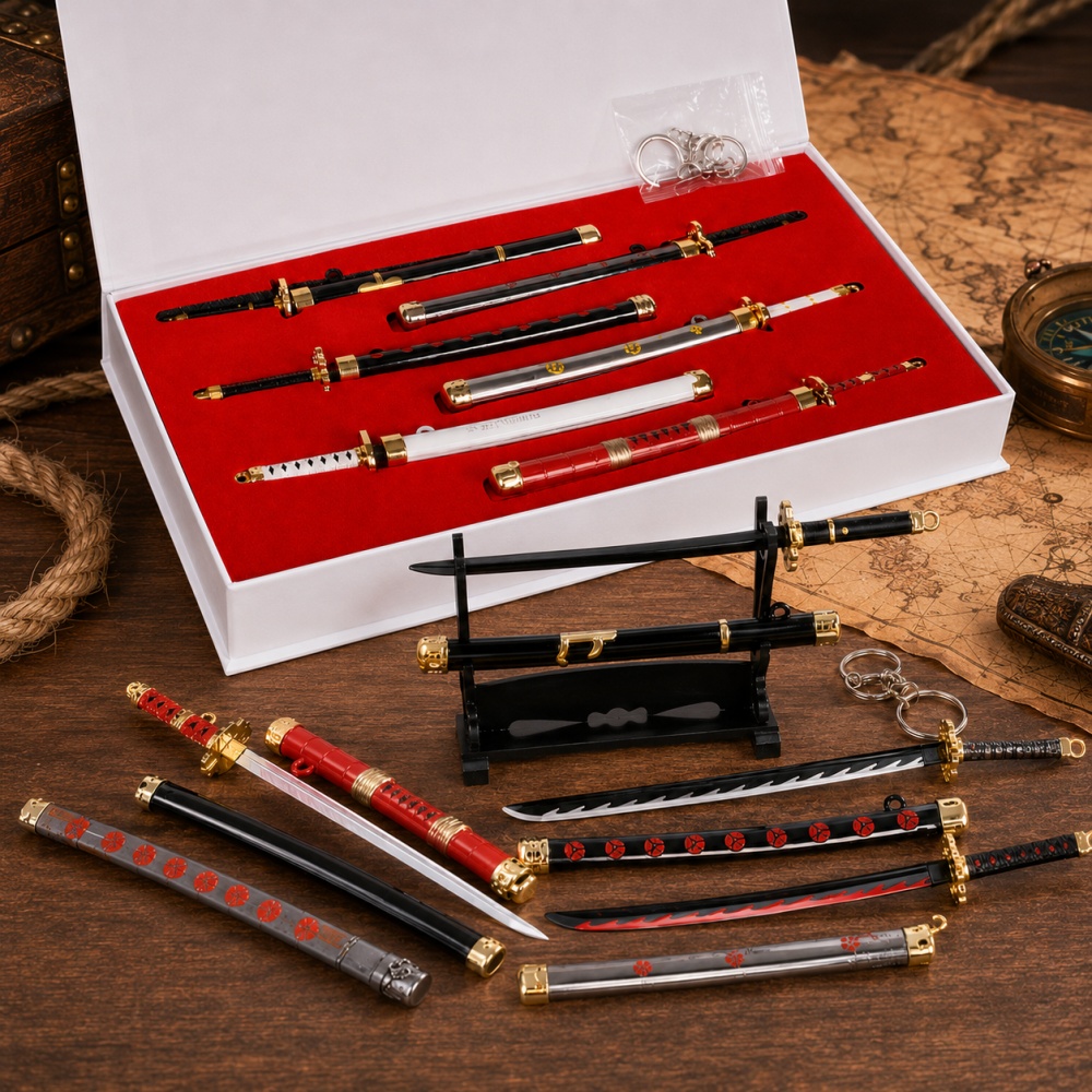 Anime One Piece Zoro Sword Key - Anime Cosplay Katana avaliação e preço