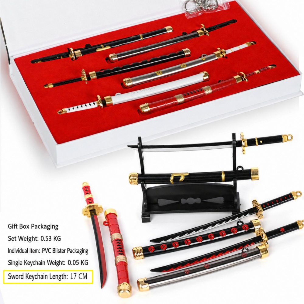 Anime One Piece Zoro Sword Key - Anime Cosplay Katana avaliação e preço
